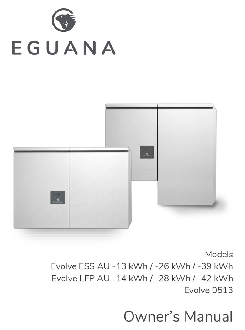 Eguana Evolve ESS AU-13 kWh User manual