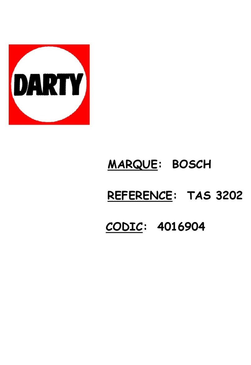 Bosch Tassimo Suny TAS3202 User manual