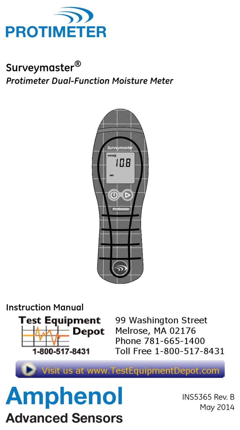 Protimeter Surveymaster BLD5365 instruction manual