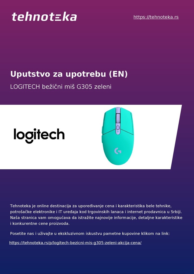 Logitech G305 LIGHTSPEED User manual