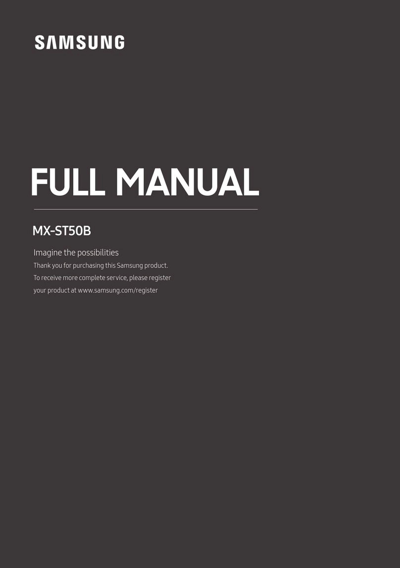 Samsung MX-ST50B User manual