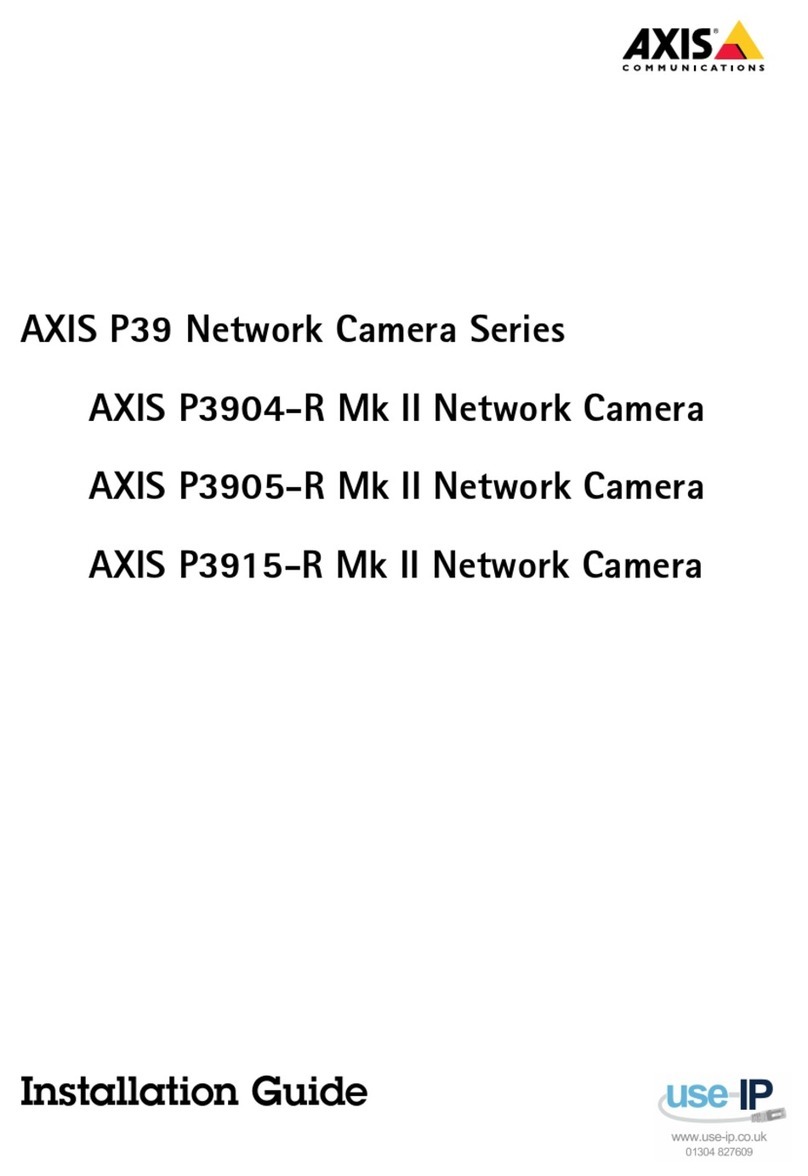 Axis P3905-R Mk II User manual