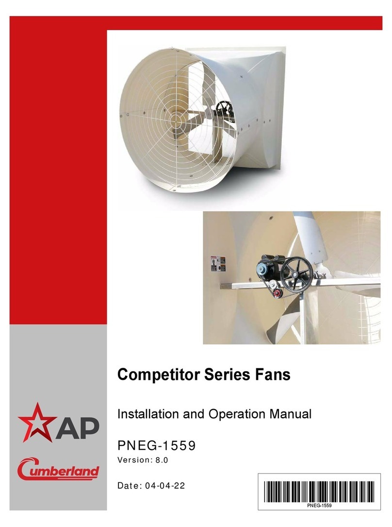 Cumberland Competitor Series Installation and operation manual