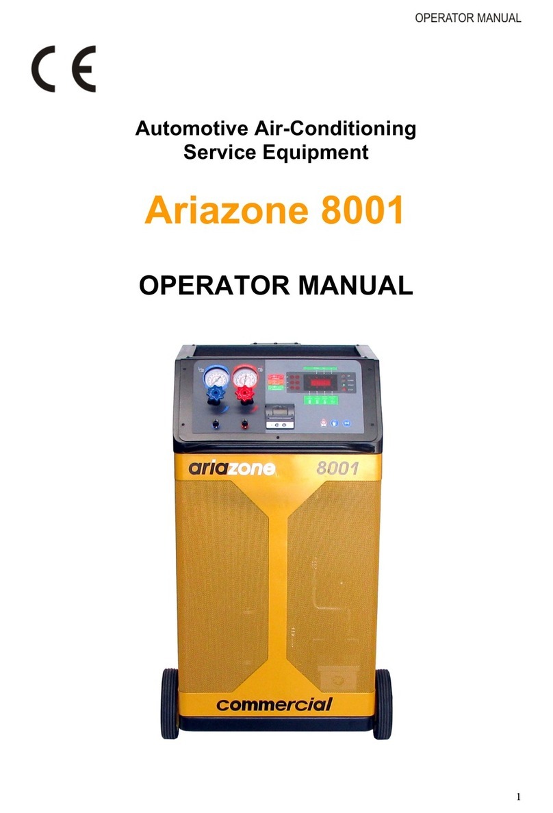ariazone 8001 Operator's manual