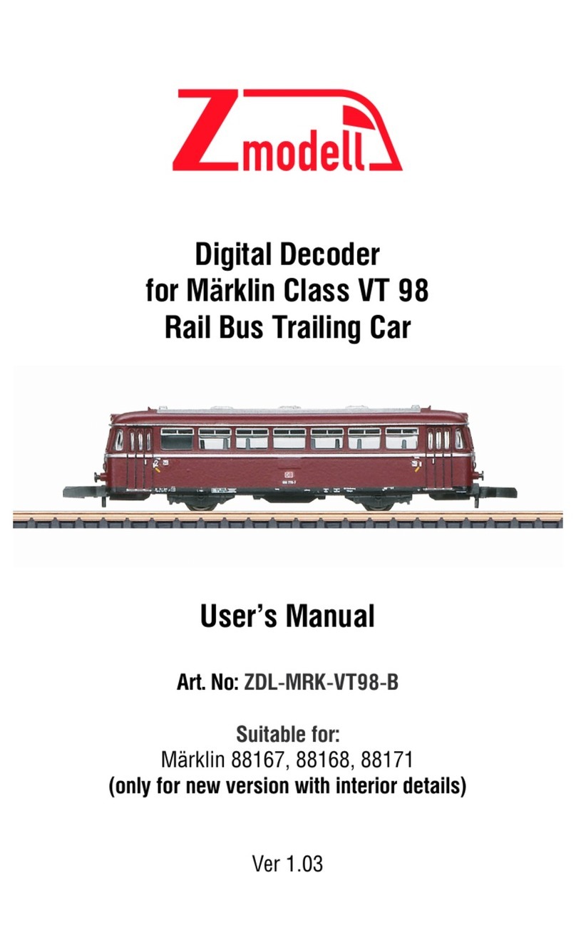 Zmodell ZDL-MRK-VT98-B User manual