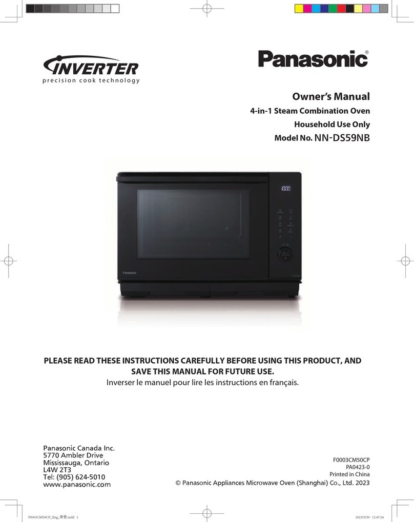Panasonic NN-DS59NB owner's manual