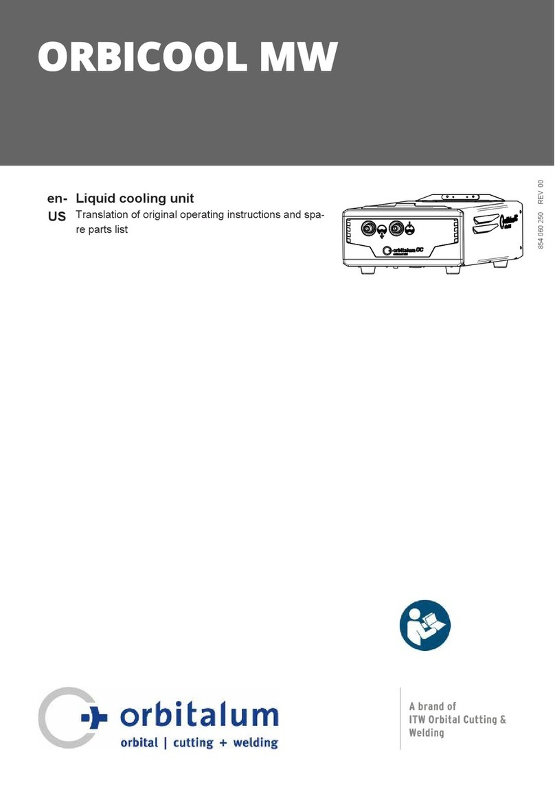 ITW Orbitalum ORBICOOL MW Translation of original operating instructions