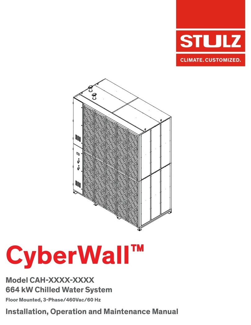 Stulz CyberWall CAH Installation, operation and maintenance manual