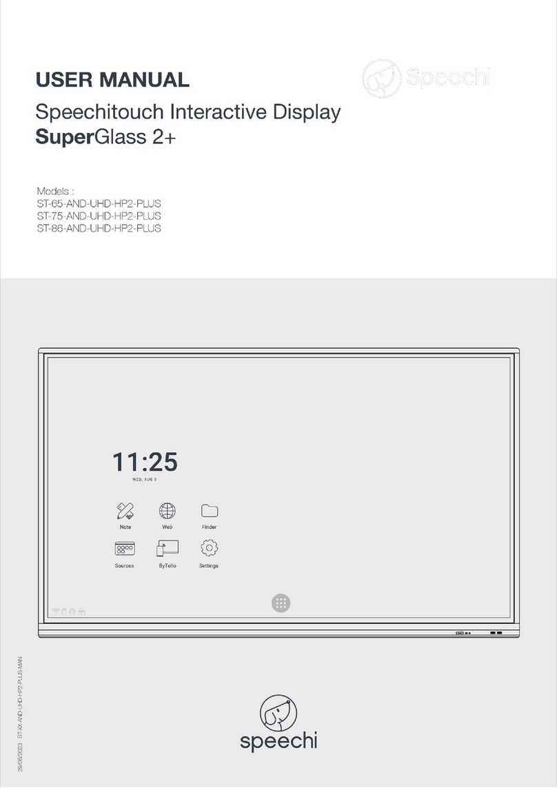 Speechi SPEECHITOUCH SUPERGLASS 2+ User manual