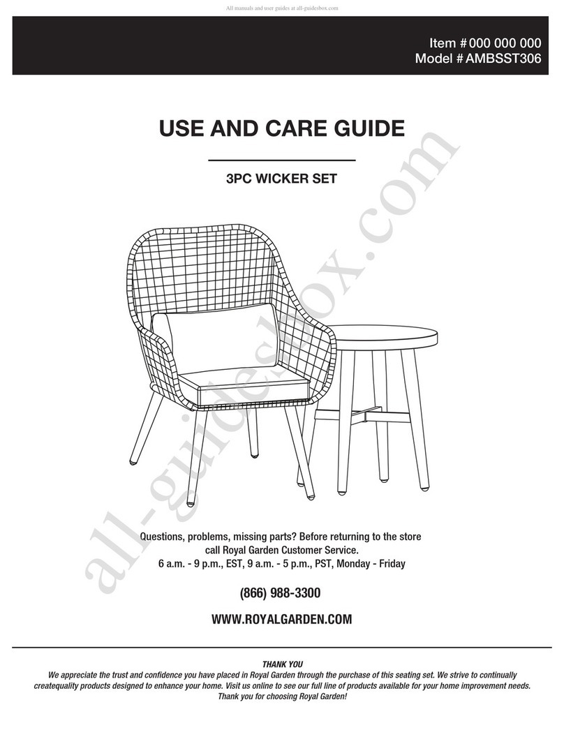 Royal garden AMBSST306 User manual