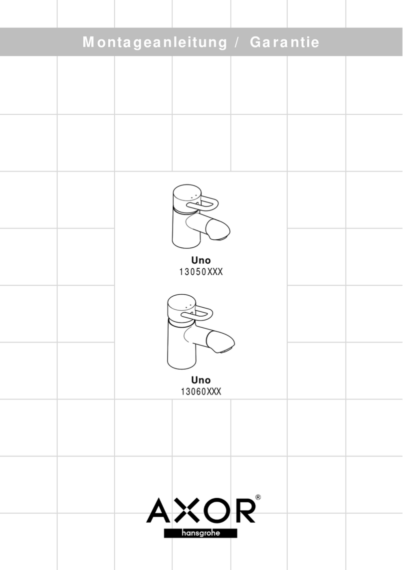 Hans Grohe Uno 13050 Series User manual Hans Grohe Uno 13050 Series User manual