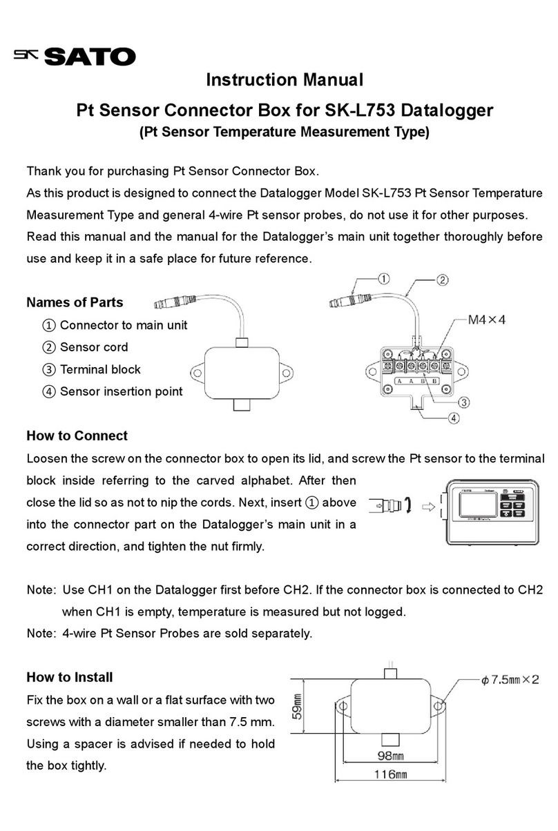 SATO 8861-90 instruction manual