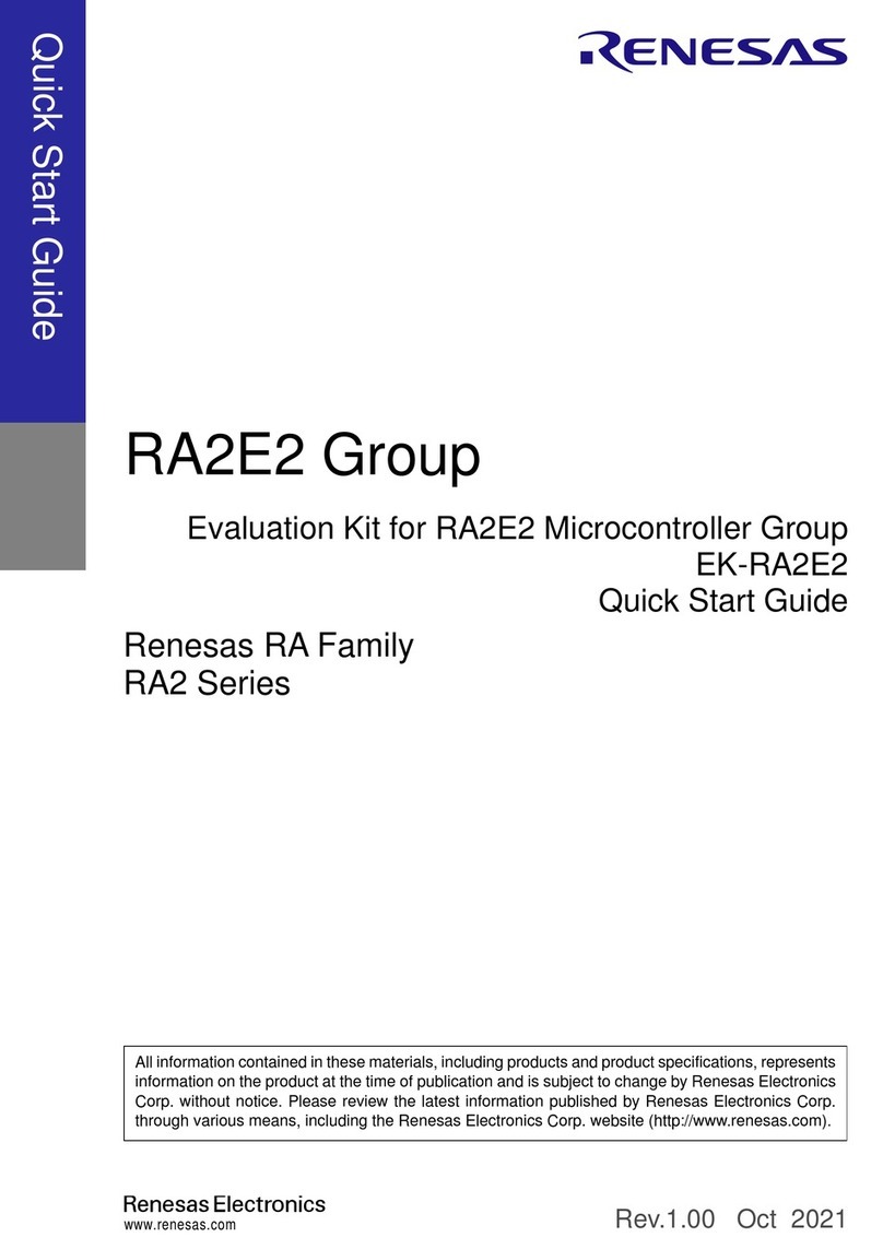 Renesas EK-RA2E2 User manual