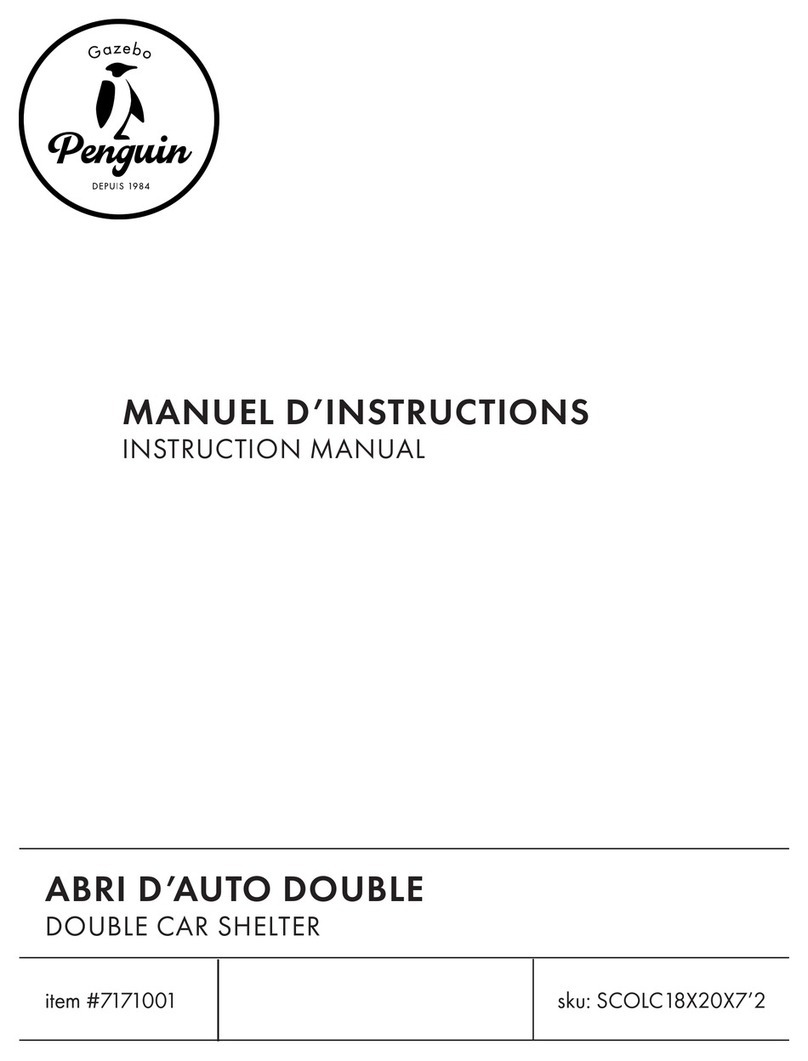 Gazebo penguin 7171001 User manual