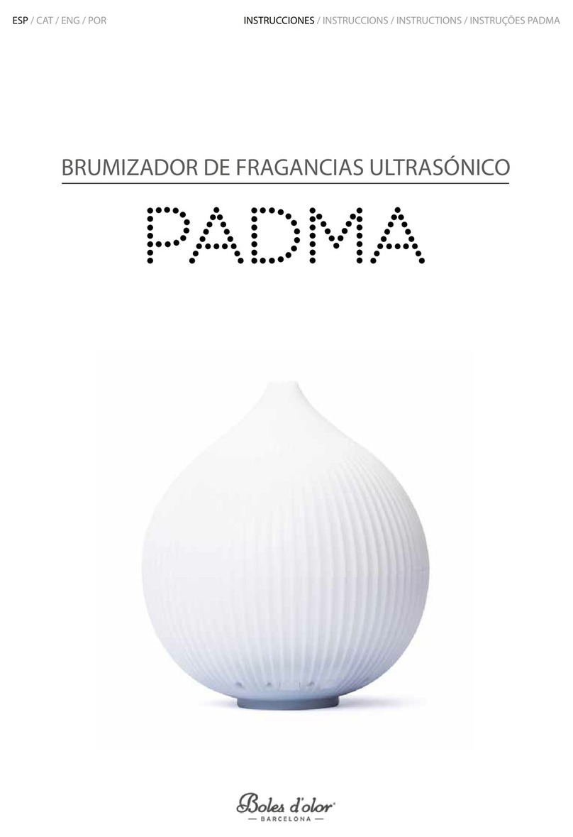 Boles d'olor PADMA User manual