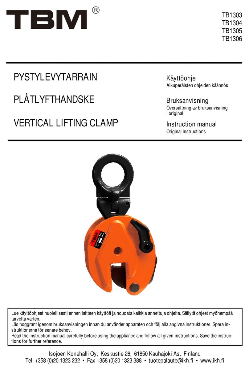 TBM TB1303 User manual