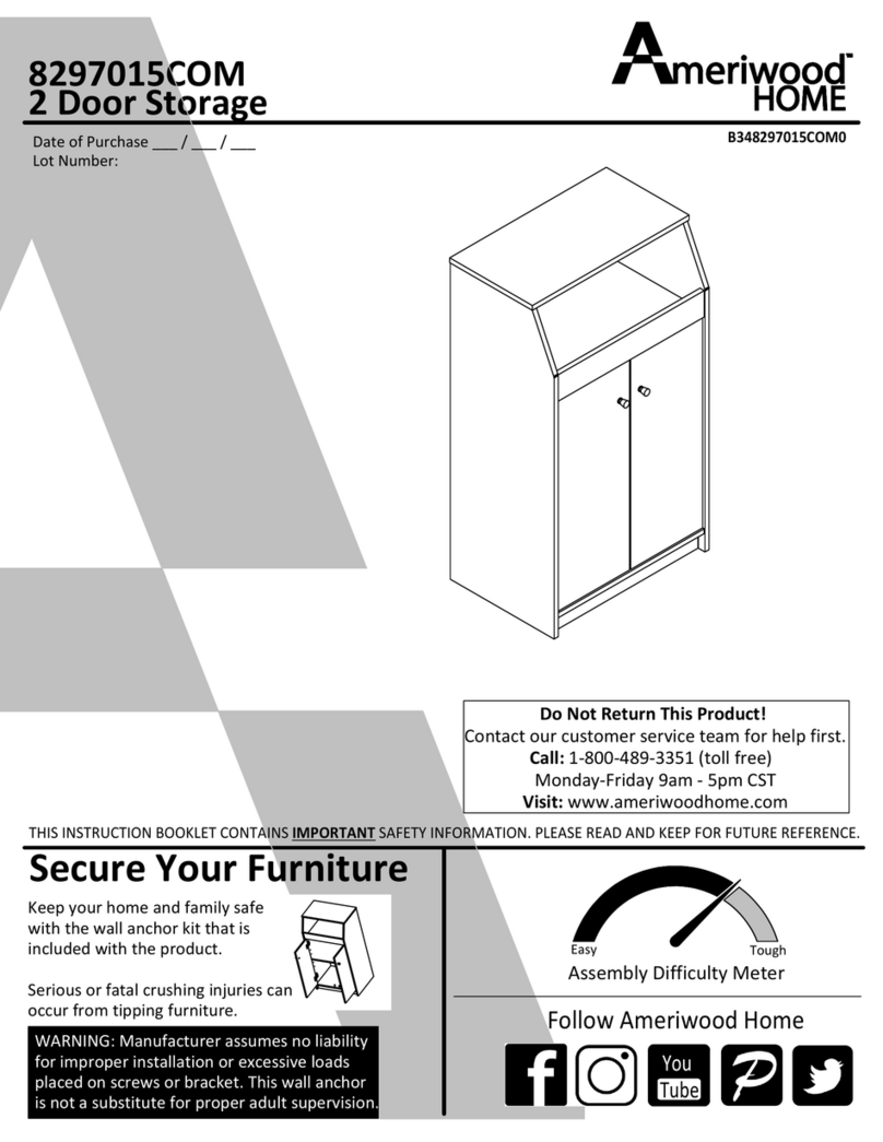 Ameriwood HOME 8297015COM manual