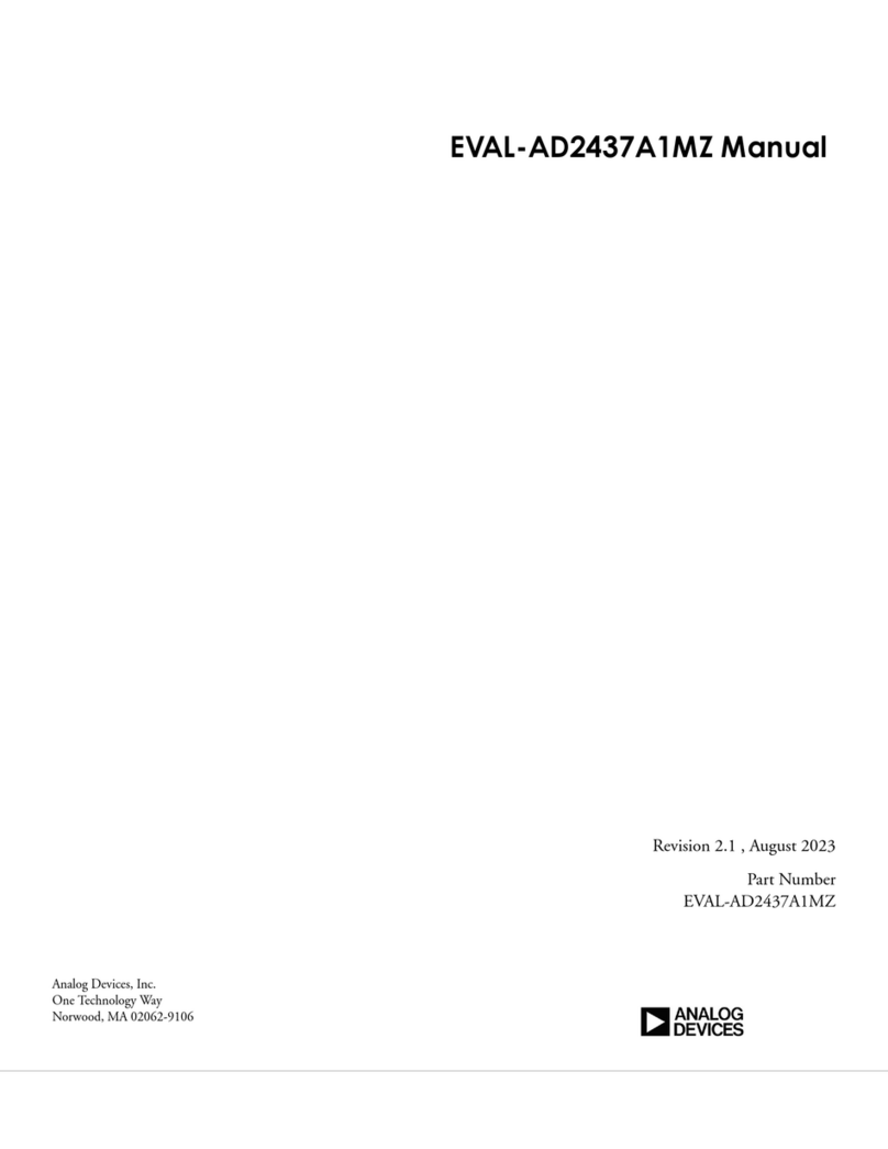 Analog Devices EVAL-AD2437A1MZ User manual