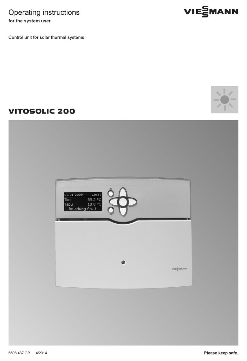 Viessmann VITOSOLIC 200 User manual