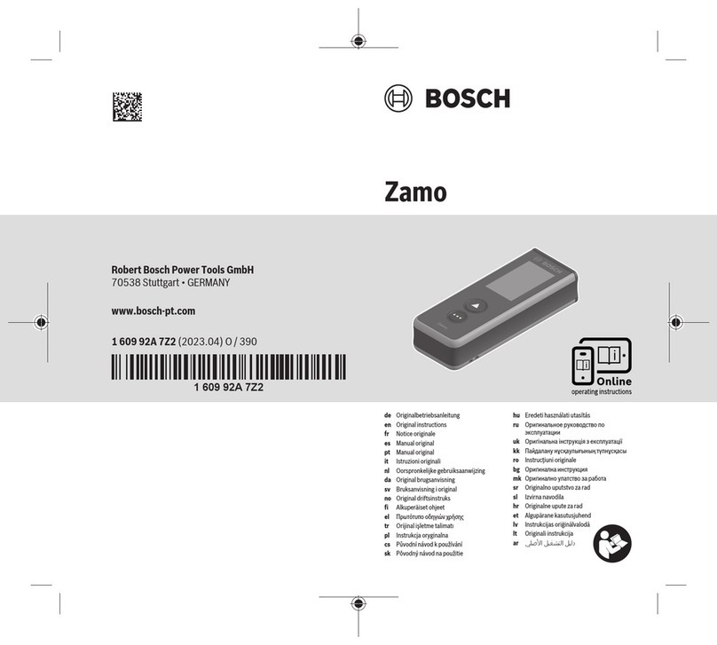 Bosch Zamo User manual