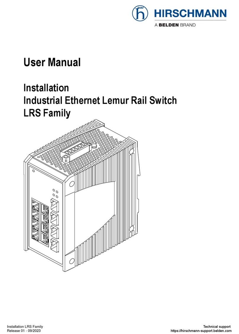 Hirschmann LRS Series User manual Hirschmann LRS Series User manual