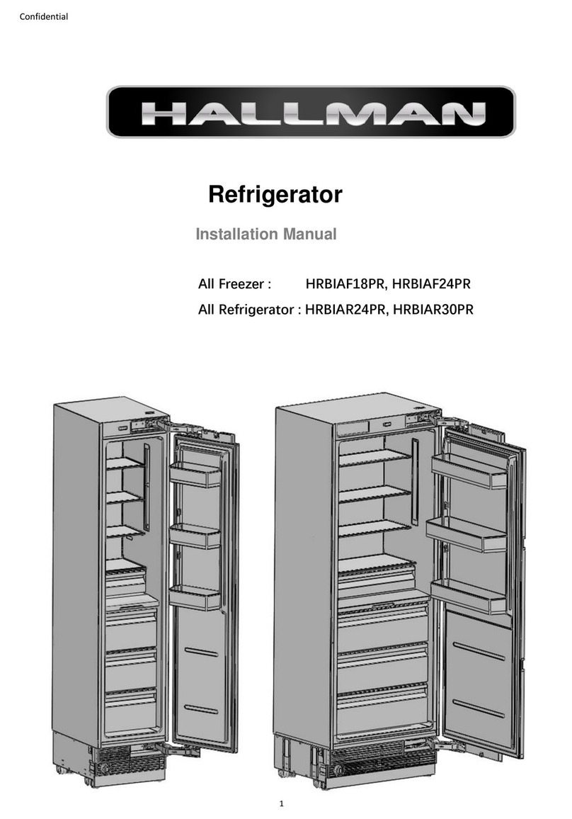 Hallman HRBIAF18PR installation manual