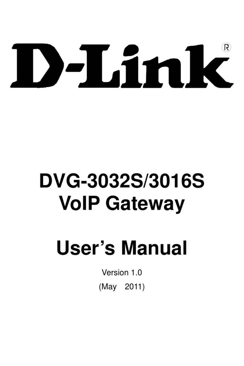 D-Link DVG-3032S User manual