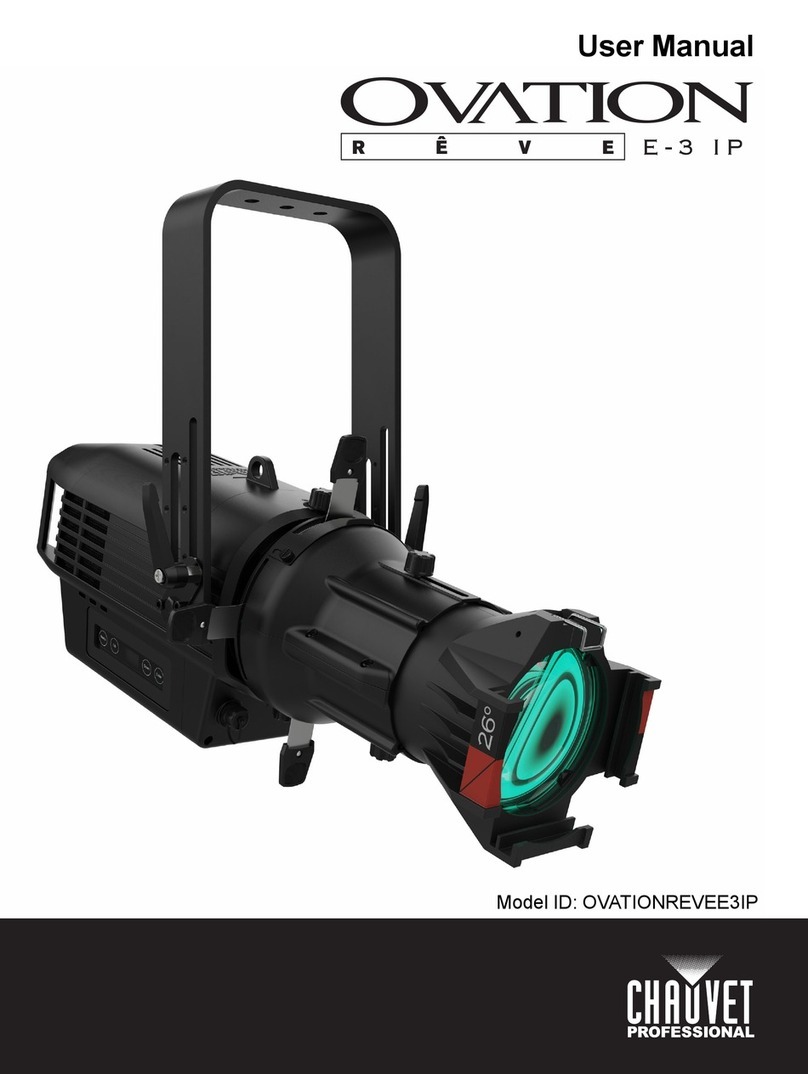 Chauvet Professional OVATION REVE E-3 IP user manual