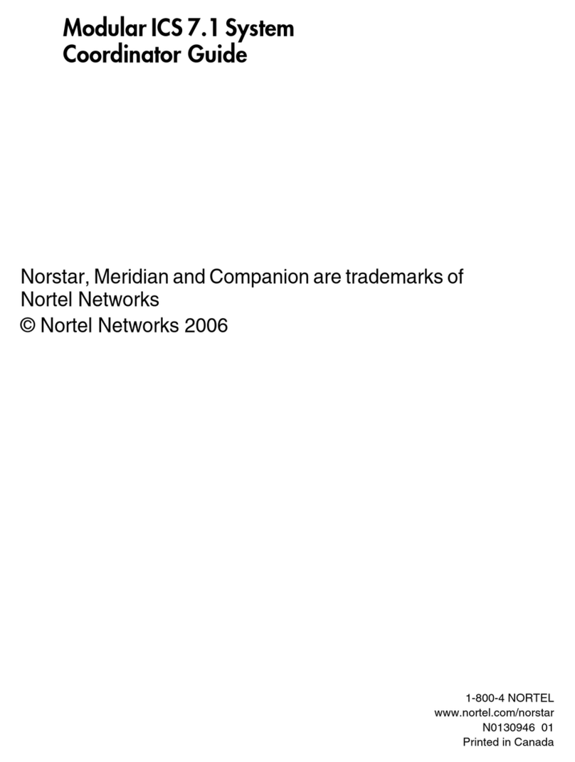 Nortel ICS 7.1 Coordinator Guide Nortel ICS 7.1 Coordinator Guide