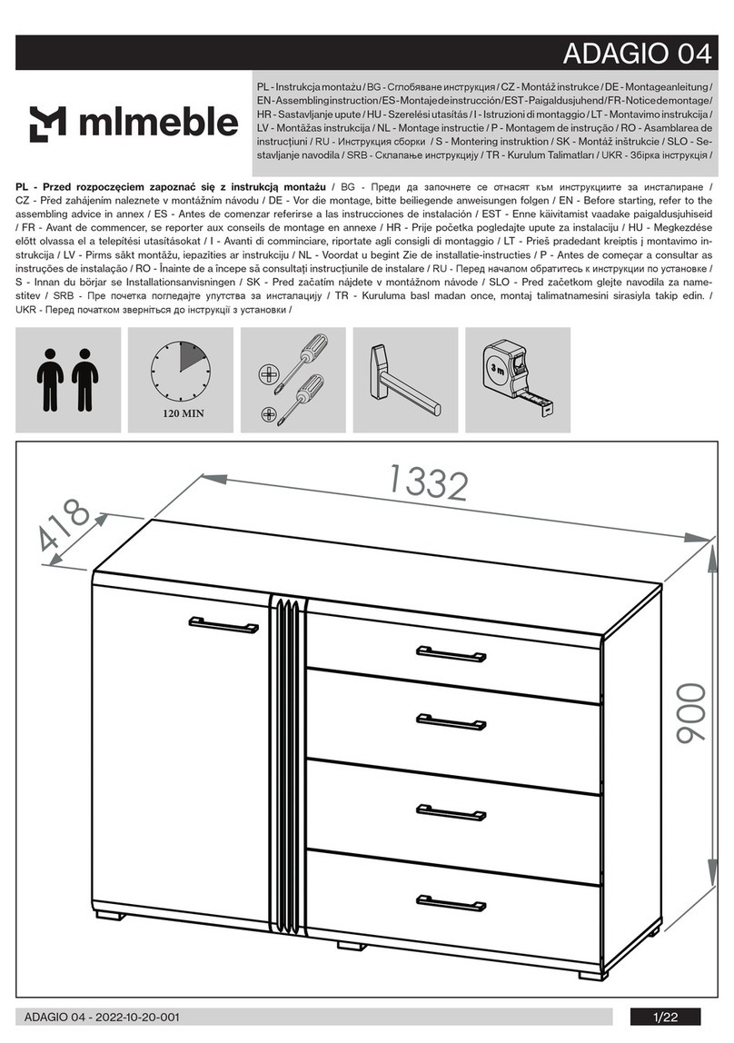 mlmeble ADAGIO 04 Assembling Instruction mlmeble ADAGIO 04 Assembling Instruction