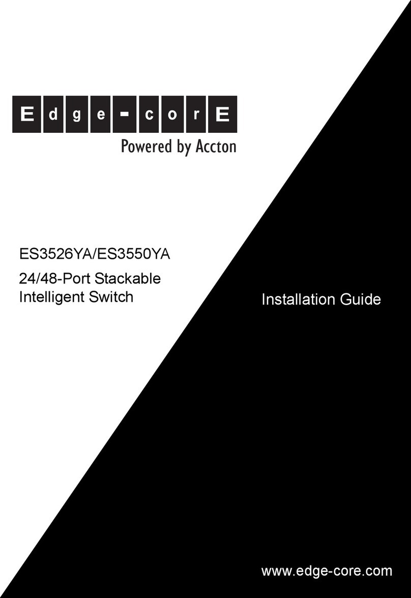 Edge-Core ES3526YA User manual Edge-Core ES3526YA User manual