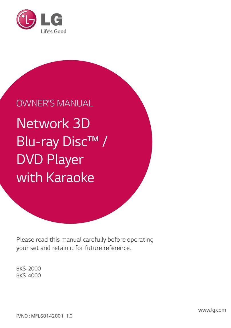 LG BKS-4000 owner's manual