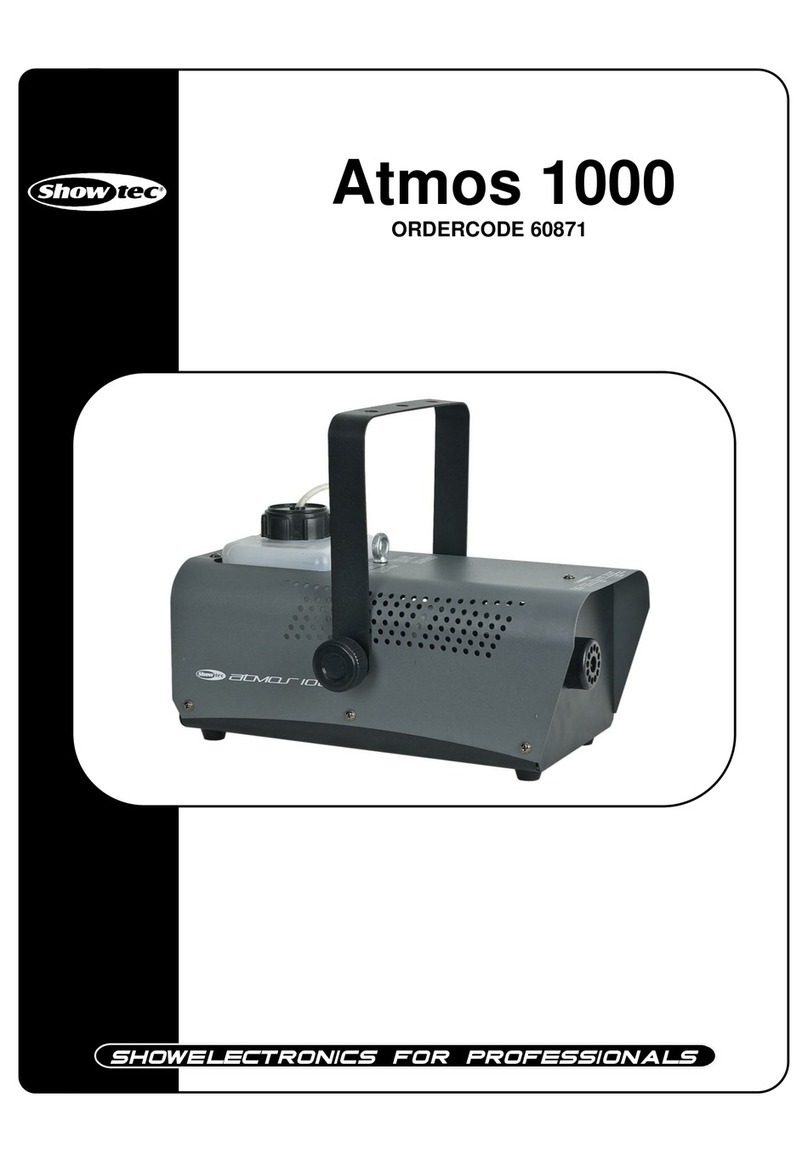 Show Tec Atmos 1000 User manual