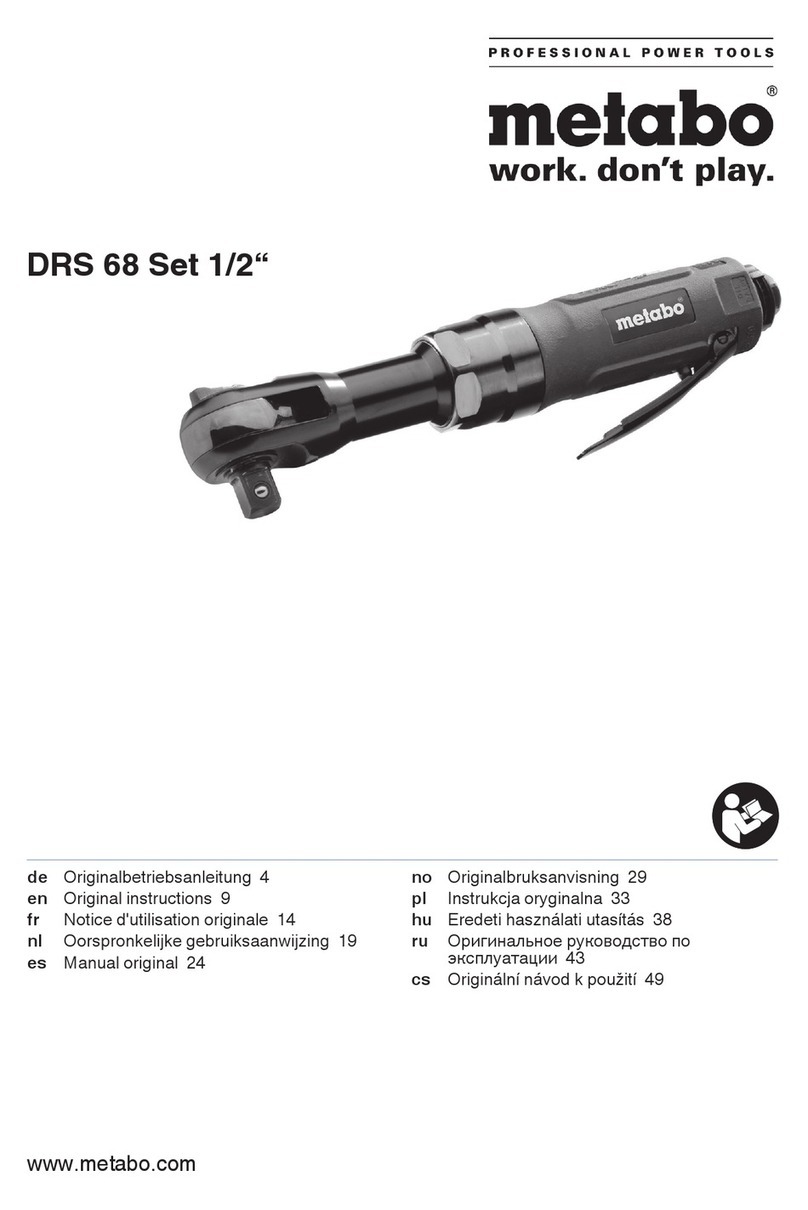 Metabo 604119500 User manual