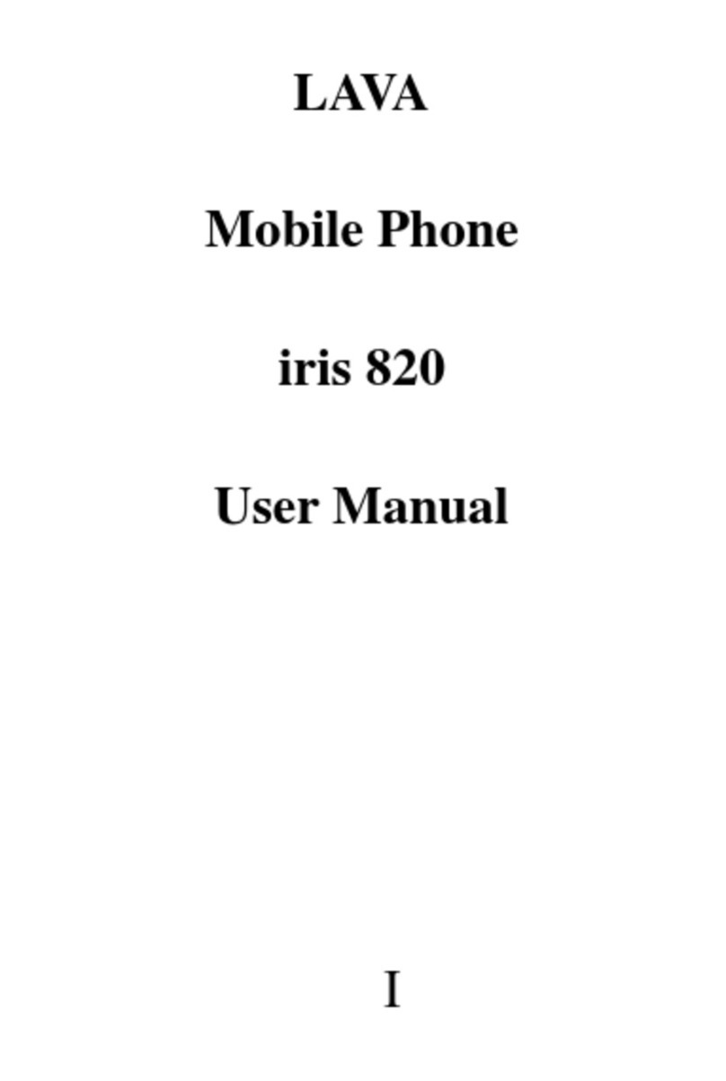 Lava iris 820 User manual