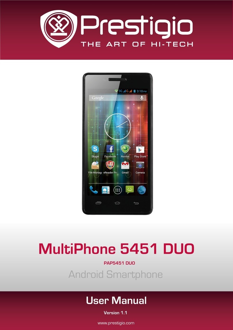 Prestigio MultiPhone 5451 DUO User manual Prestigio MultiPhone 5451 DUO User manual