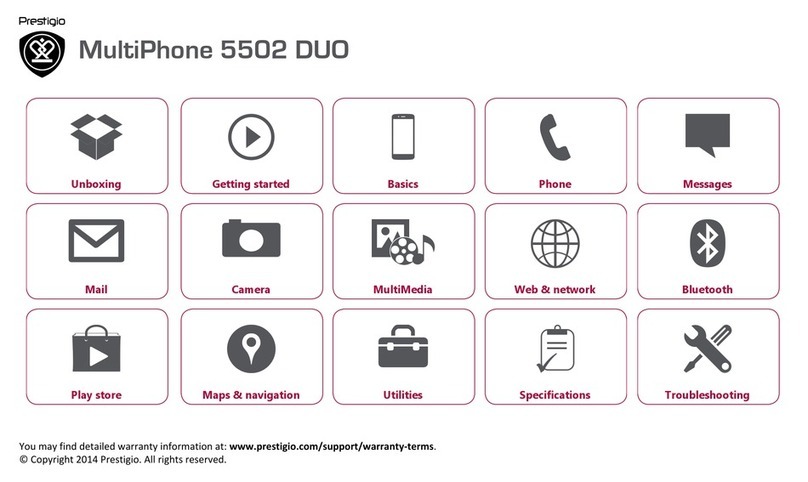 Prestigio MultiPhone 5502 DUO manual