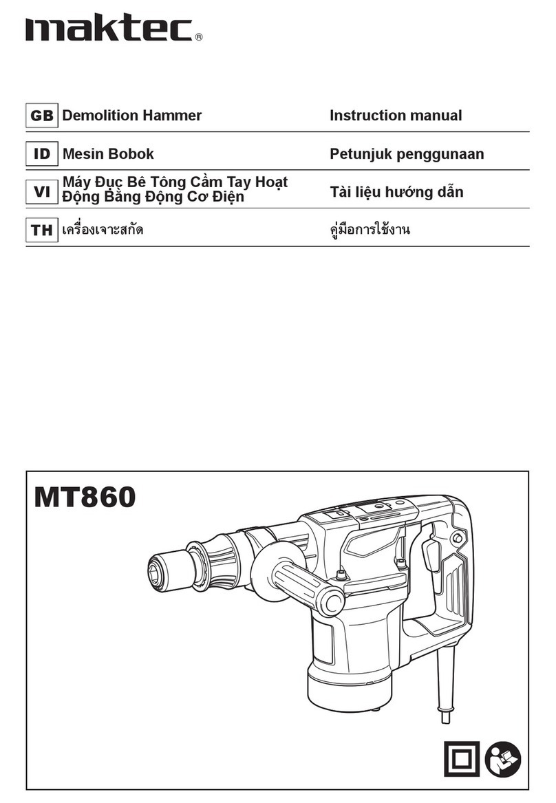 Maktec MT860 instruction manual