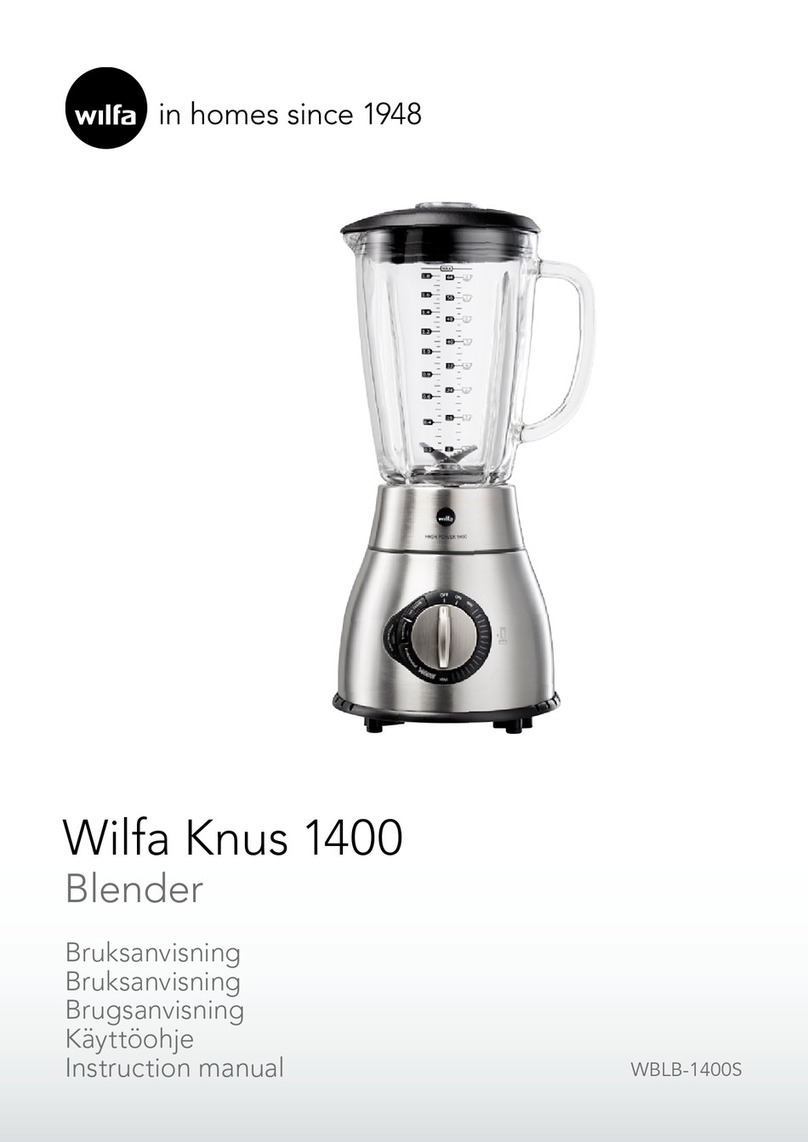 Wilfa Knus 1400 instruction manual