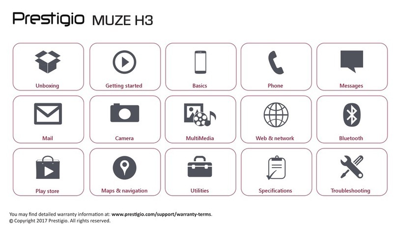 Prestigio MUZE H3 User manual