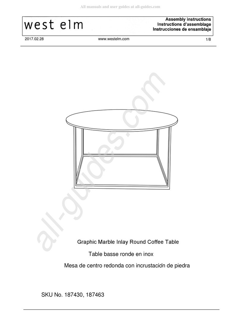 West Elm 187463 User manual West Elm 187463 User manual