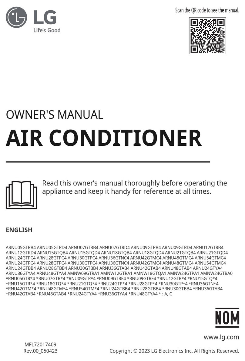 LG RNU09GTRE4 Series User manual