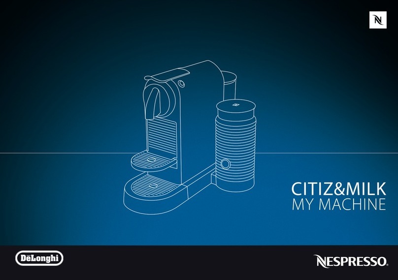 DeLonghi NESPRESSO CITIZ&MILK MY MACHINE EN267.WAE manual