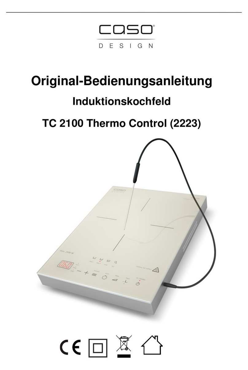 CASO DESIGN TC 2100 Thermo Control operating manual