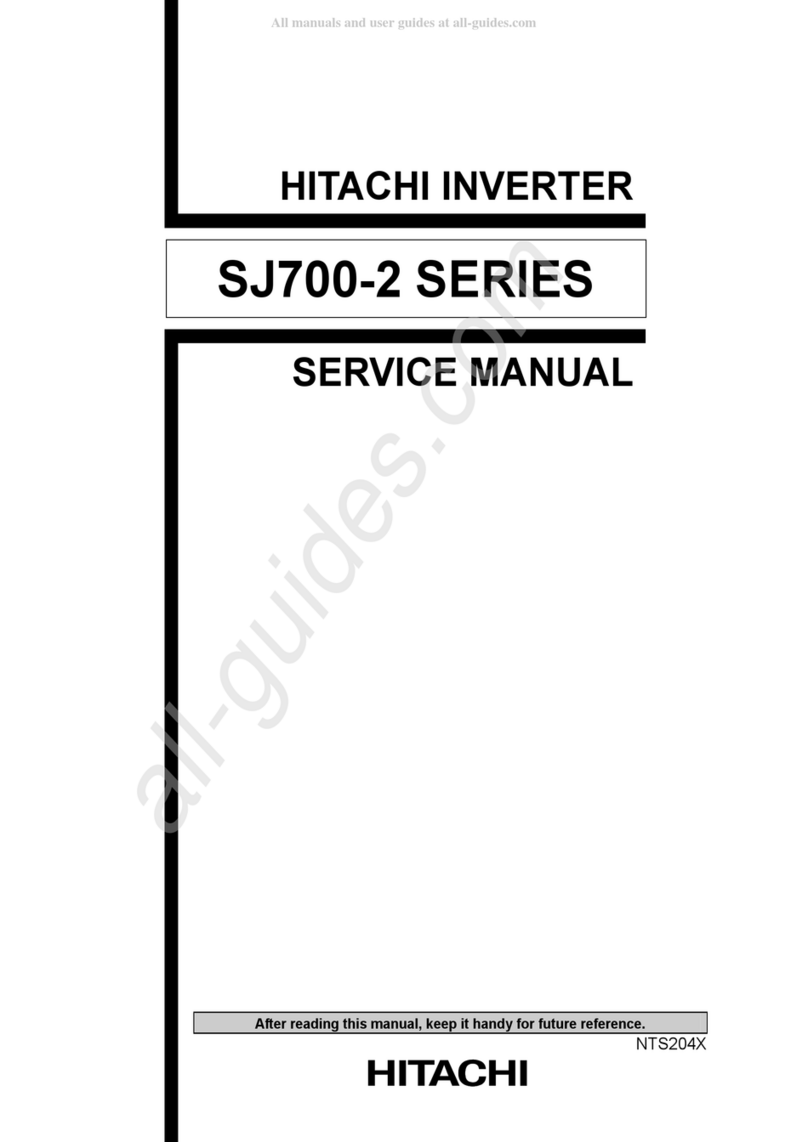 Hitachi SJ700-055-110LF 2 Series Service manual