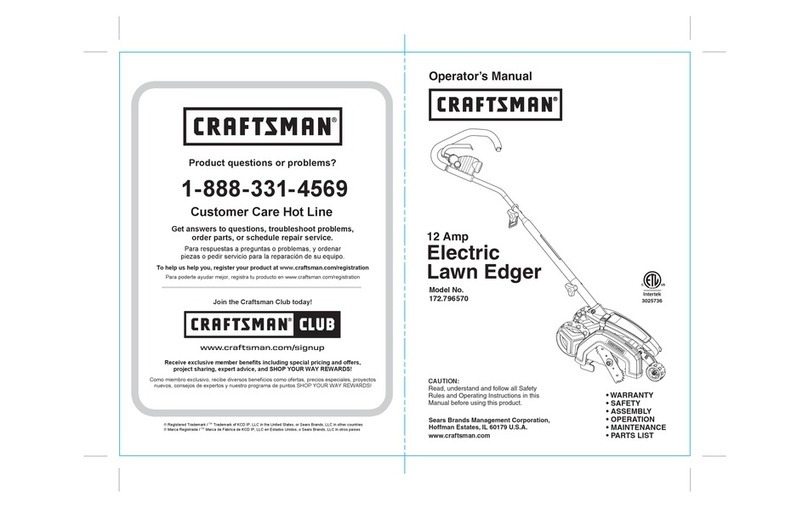 Craftsman No. 172.796570 Operator's manual