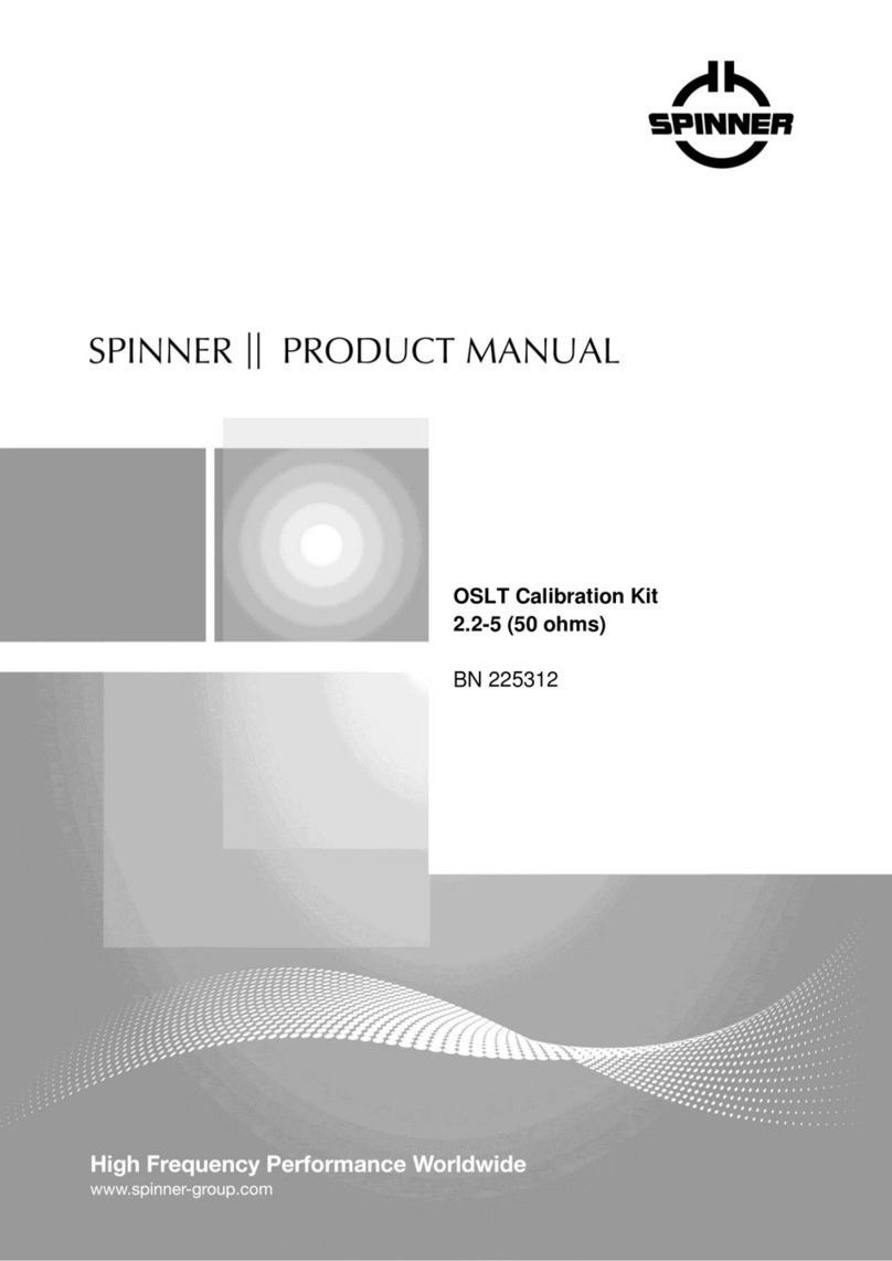 Spinner BN 225312 product manual
