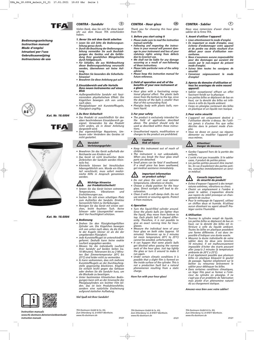 TFA 18.6004 User manual