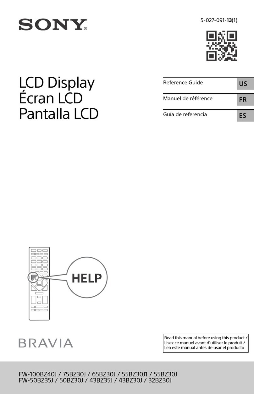 Sony Bravia FW-65BZ30J User manual