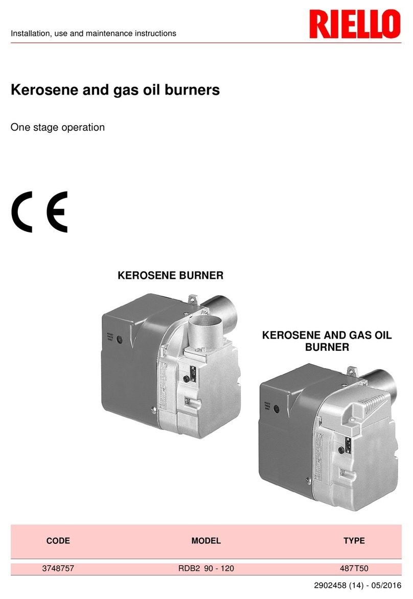 Riello RDB2 90 Quick start guide
